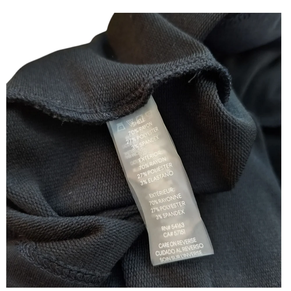 Calvin Klein Casual Midi Dress Womens Size Large/ Black - Picture 9 of 9